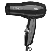 Revlon secador compacto frontal mostrando diseño portátil y potencia