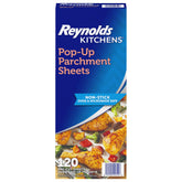 Reynolds empaque frontal mostrando 120 hojas y conveniencia.