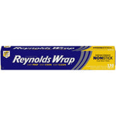 Reynolds Wrap vista frontal del rollo mostrando tamaño y marca