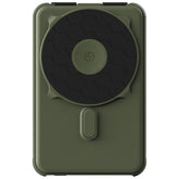 Ridge power bank frontal en Matte Olive mostrando diseño compacto y elegante