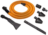 RIDGID vista frontal del kit mostrando todas las piezas para limpieza detallada