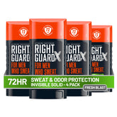 Right Guard envase frontal mostrando diseño y protección duradera