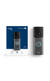 Ring timbre frontal Deep Silver mostrando cámara 4K y diseño elegante