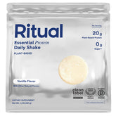 Ritual envase frontal de Vegan Pea Protein con etiqueta clara y beneficios