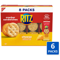 RITZ primer plano de galleta crujiente que resalta textura