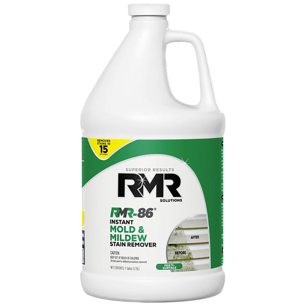 RMR Brands RMR-86 envase frontal 1 galón mostrando etiqueta y dosificador