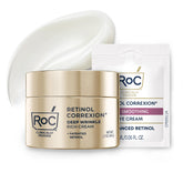 RoC envase frontal de la crema Deep Wrinkle Rich Cream mostrando diseño y beneficio antiarrugas