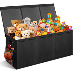 Rocamdo caja de juguetes frontal mostrando gran capacidad y aspecto ordenado