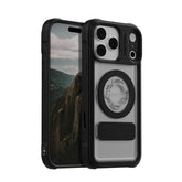 Rokform funda cristal frontal mostrando diseño claro y protección