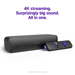 Roku Streambar SE detalle lateral que destaca la construcción y estética elegante
