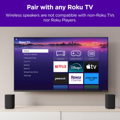 Roku altavoz primer plano de textura y rejilla que destaca calidad acústica
