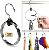 Rolly Hanger vista frontal colgado mostrando ahorro de espacio