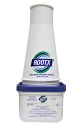 RootX frasco frontal mostrando envase y beneficio de control de raíces