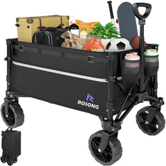 ROSONG front view of wagon showing full cargo area and structure, highlights capacity