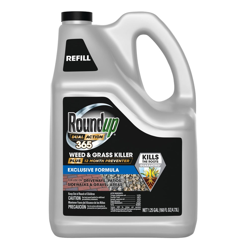 Roundup envase frontal mostrando tamaño y uso rápido