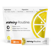 ROUTINE empaque frontal mostrando 30 sobres y beneficios de hidratación