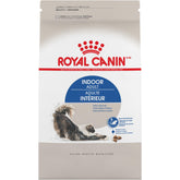 ROYAL CANIN bolsa frontal Indoor Adult 15 lb mostrando diseño y beneficio nutricional