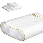 Royal Therapy vista frontal de la almohada mostrando contorno y soporte