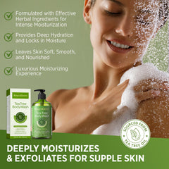 Roycederm uso en ducha con gel aplicado, ideal para rutinas post-entrenamiento