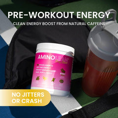 RSP NUTRITION AminoLean vaso mezclado listo para beber, energía sin azúcar