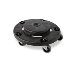Rubbermaid BRUTE Dolly frontal mostrando ajuste seguro y manejo fácil