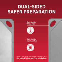 Rubbermaid primer plano de cara fibra de trigo, protege filo del cuchillo