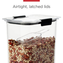 Rubbermaid detalle del plástico Tritan claro, resistente a golpes