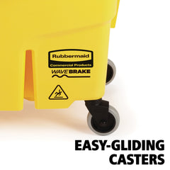 Rubbermaid vertedor del cubo en detalle para vaciado controlado y menos derrames