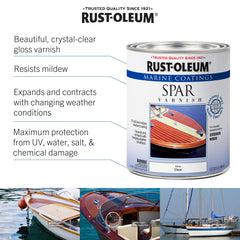 Rust-Oleum aplicación en barandilla demostrando acabado resistente al exterior