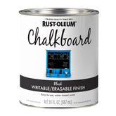 Rust-Oleum vista frontal de lata de pintura pizarra para proyectos personalizados
