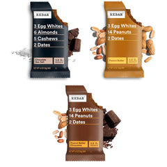 RXBAR barra con trozos de nuez visible para crujido y energía