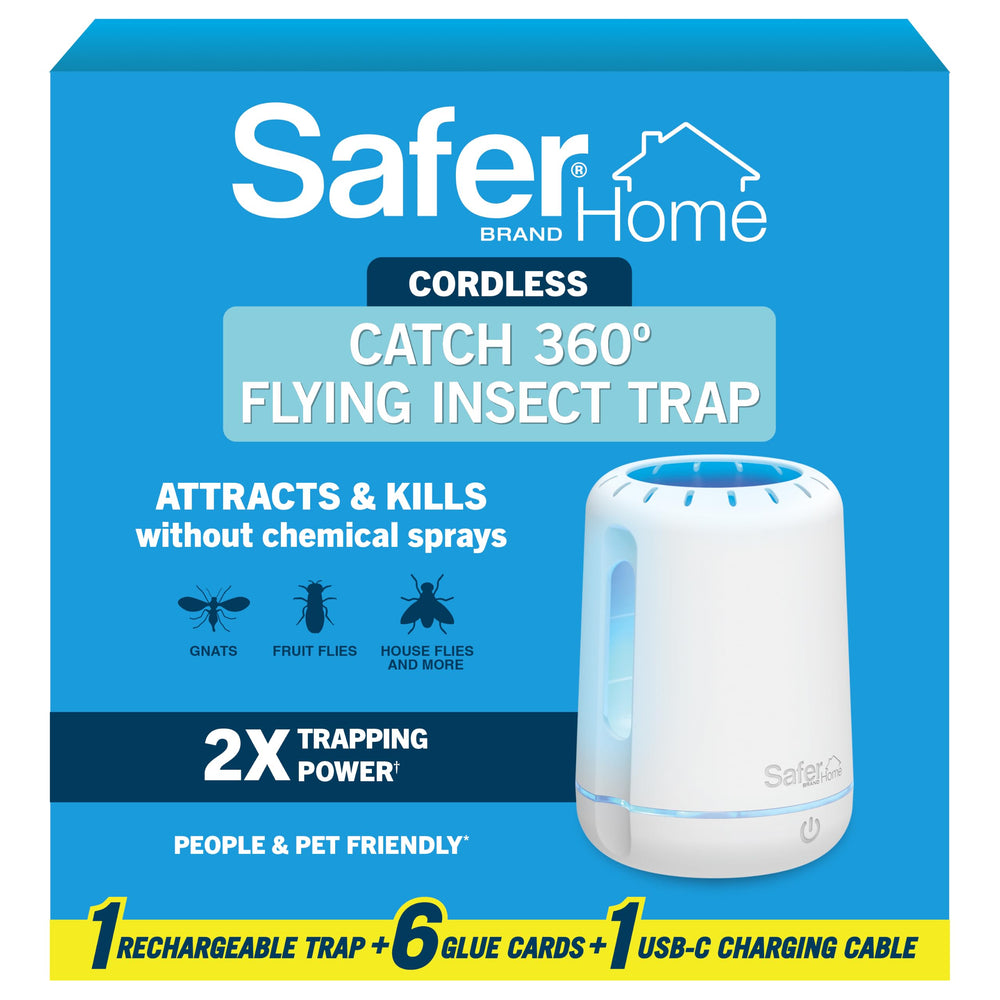 Safer front view of trap showing discreet design and quiet operation