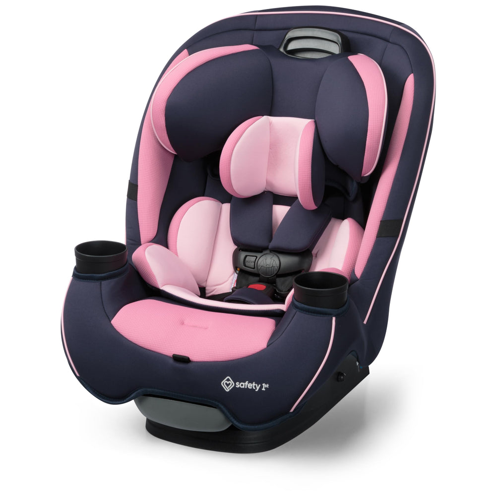 Safety 1st vista frontal de la silla Vineyard Girl mostrando ajuste compacto