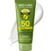 Sages Of The Ages frasco delantero mostrando diseño y SPF 50