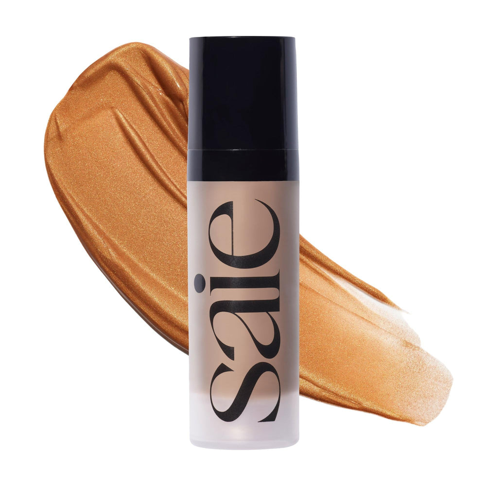 Saie envase frontal mini glowy super gel muestra diseño y facilidad de transporte