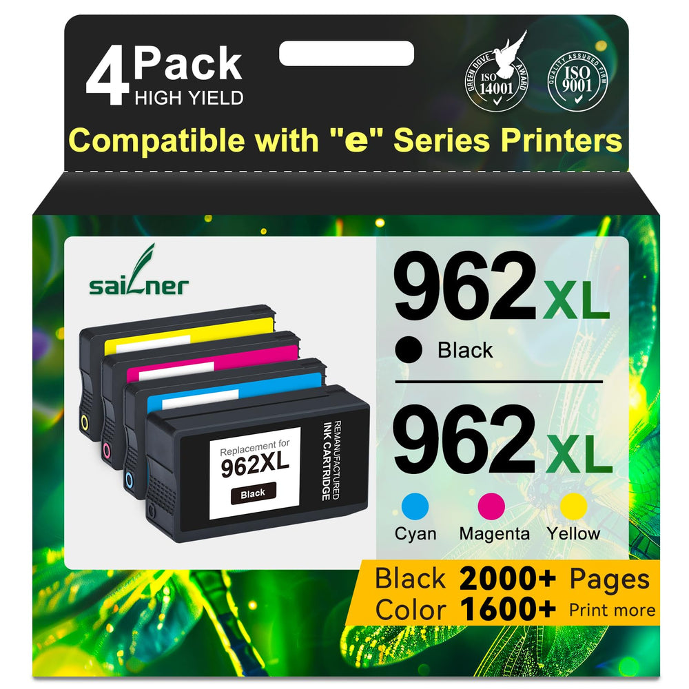 SAILNER pack frontal mostrando los cuatro cartuchos y ahorro