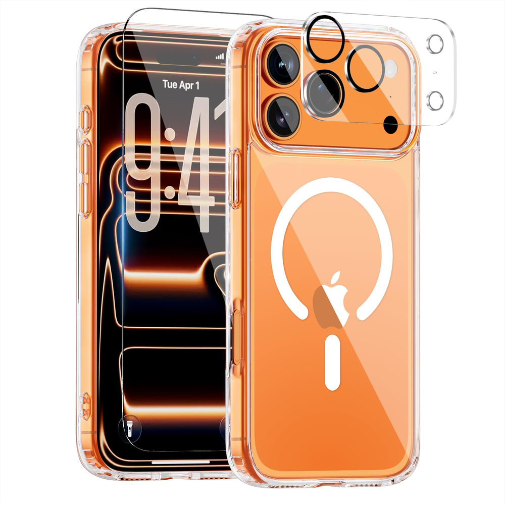 Saiuxiu funda frontal transparente mostrando ajuste perfecto y protección