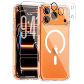 Saiuxiu funda frontal transparente mostrando ajuste perfecto y protección