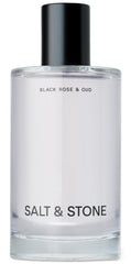 Salt & Stone frasco frontal Black Rose & Oud mostrando diseño elegante