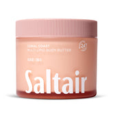 Saltair frasco frontal Coral Coast mostrando etiqueta clara y tamaño