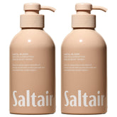 Saltair frente pack de 2 botellas Santal Bloom muestra tamaño y diseño