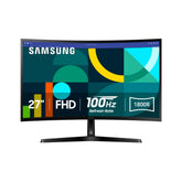 Samsung monitor 27" frontal mostrando imagen clara y entrega de detalle