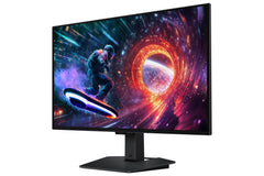 Samsung Odyssey OLED G5 vista lateral mostrando perfil delgado y soporte estable
