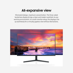 Samsung primer plano del panel, detalle y uniformidad de imagen