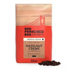 San Francisco Bay frente del paquete mostrando marca y aroma