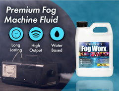 Sanco Industries líquido FogWorx gota mostrando claridad y consistencia