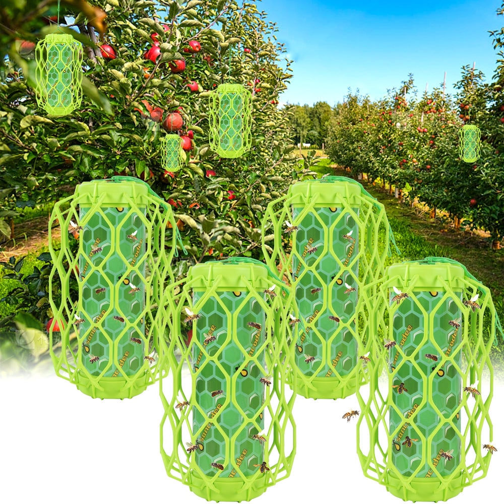 sancodee trap front view showing green exterior and stable hanging design benefit