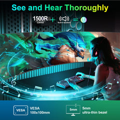 SANSUI puertos USB Type-C y HDMI visibles para conexiones rápidas y versátiles