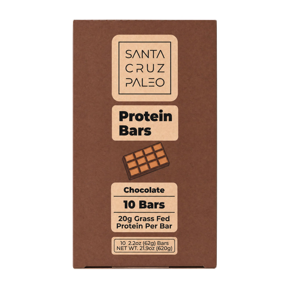 Santa Cruz Paleo empaque frontal mostrando pack de 10 y conveniencia