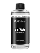 scent collection frasco frontal mostrando 500 ml y diseño elegante